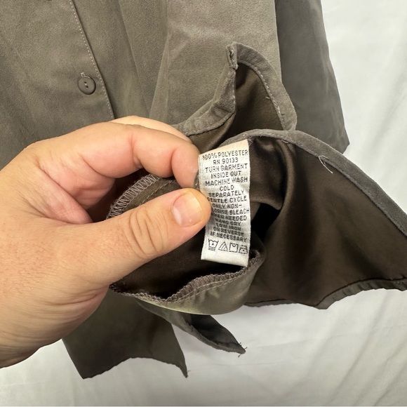 Joan Rivers Women’s Button Front Jacket Brown Taupe Size M - Picture 3 of 6